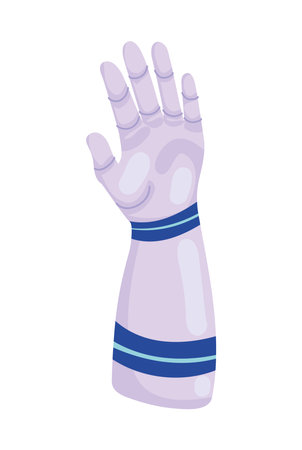 robot ai technology armのイラスト素材