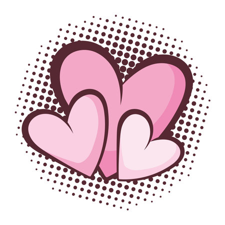 love pop art retroのイラスト素材