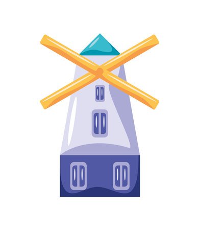 windmill traditional iconのイラスト素材