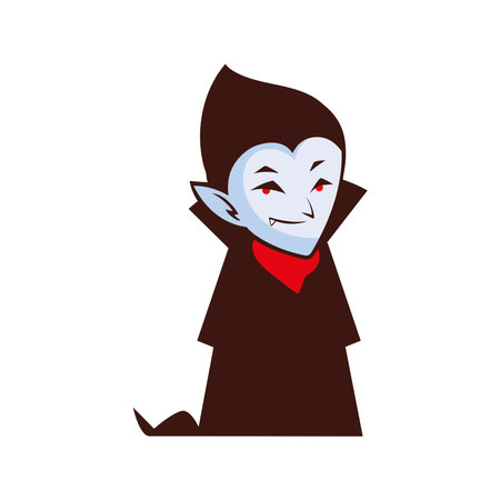 halloween character draculaのイラスト素材