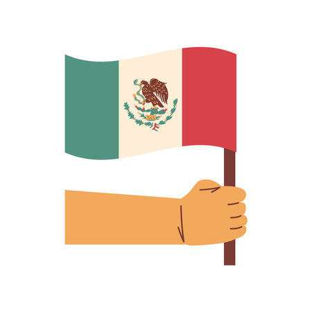 revolucion mexicana festiveのイラスト素材