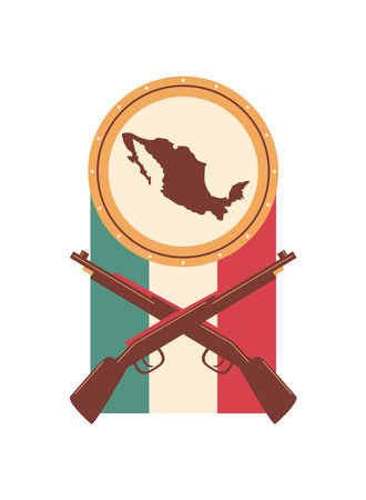 revolucion mexicana partyのイラスト素材