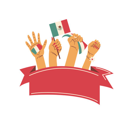 revolucion mexicana patriotismのイラスト素材