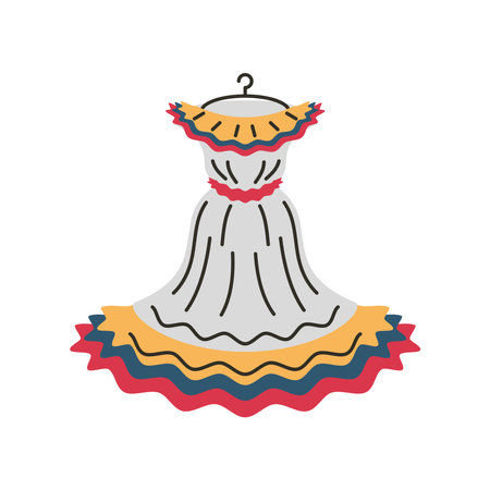 vallenato legend costumeのイラスト素材