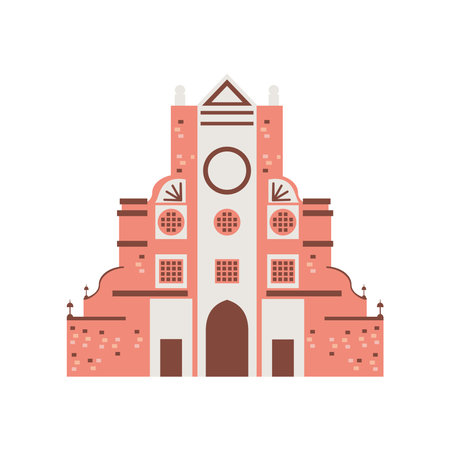 india palace monumentのイラスト素材