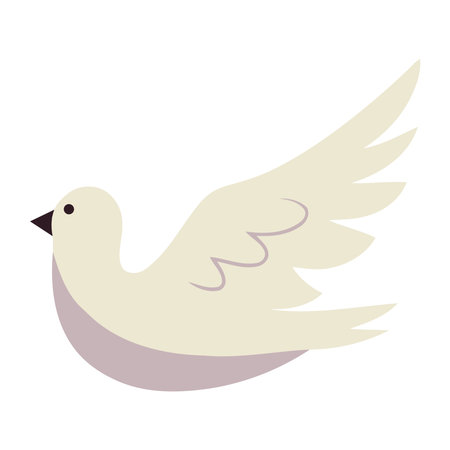 world peace day dove symbolのイラスト素材