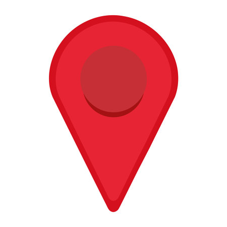 pin icon location webのイラスト素材