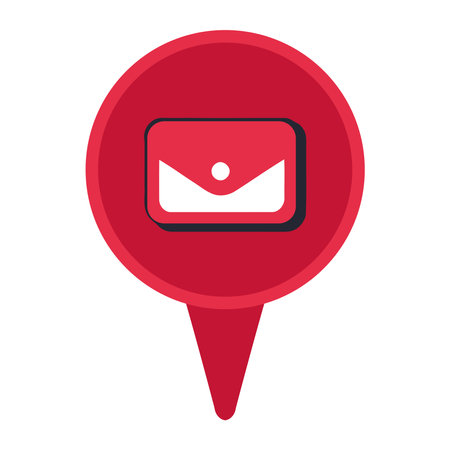 pin icon location illustrationのイラスト素材