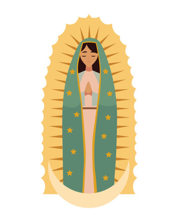 virgen de guadalupe imageのイラスト素材