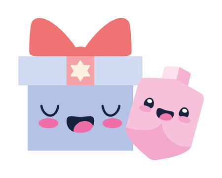 hanukkah character cartoonのイラスト素材