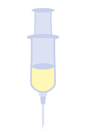 contraceptive injection syringeのイラスト素材