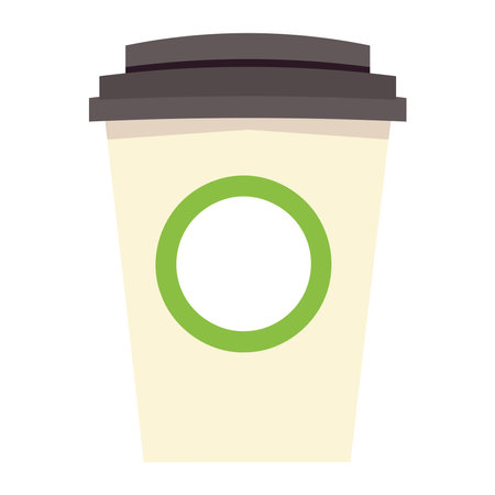 reusable coffee cup coldのイラスト素材