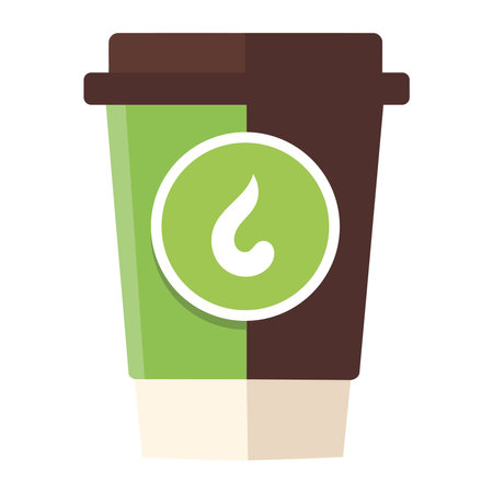 reusable coffee cup iconのイラスト素材
