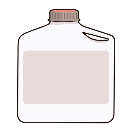 bottle gallon liquidのイラスト素材