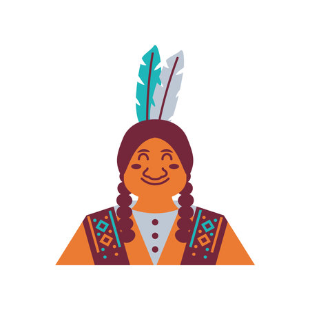 native american manのイラスト素材