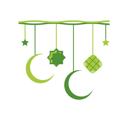 idul fitri muslim celebrationのイラスト素材
