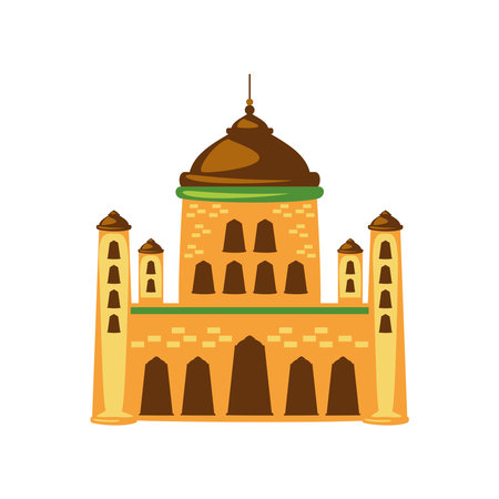 idul fitri mosqueのイラスト素材