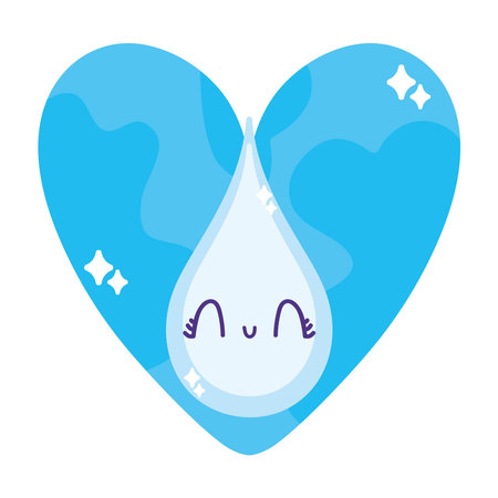 water day celebration cartoonのイラスト素材