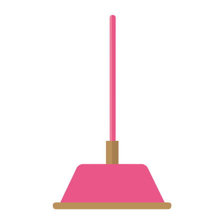 cleaning products broom designのイラスト素材
