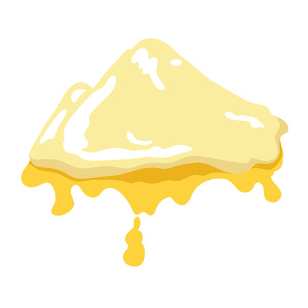 cheese sliced melted nutritionのイラスト素材