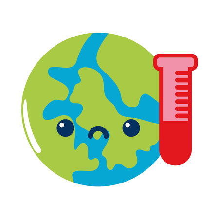 global warming thermometerのイラスト素材