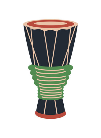 bata drum percussionのイラスト素材