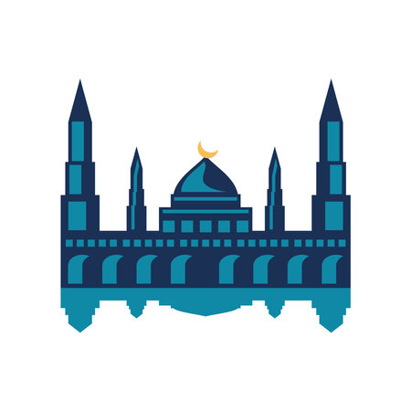 isra miraj muslimのイラスト素材