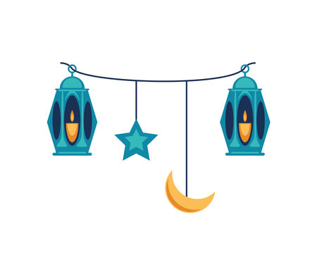isra miraj decorationのイラスト素材