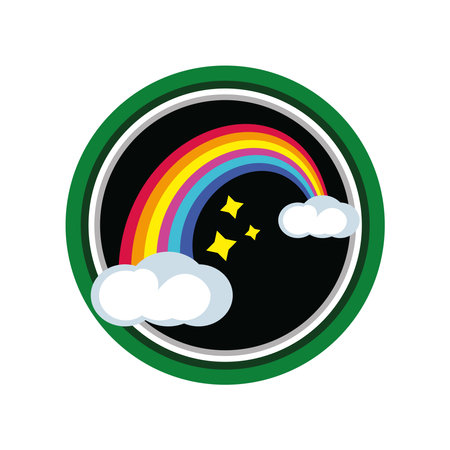saint patricks day rainbowのイラスト素材
