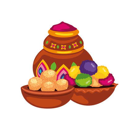 makar sankranti indian partyのイラスト素材