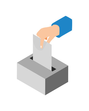 ukrainian elections voterのイラスト素材