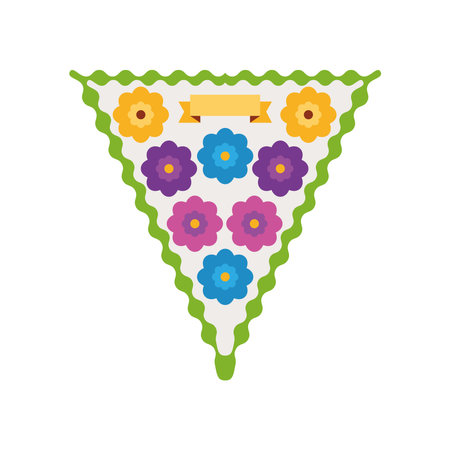 lohri floral decorationのイラスト素材