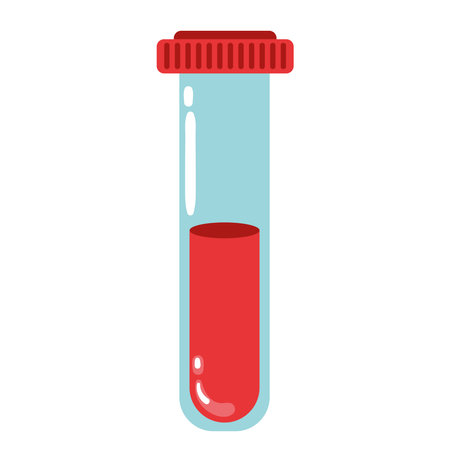 world hemophilia day test tubeのイラスト素材