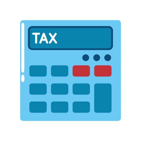 tax day calculatorのイラスト素材