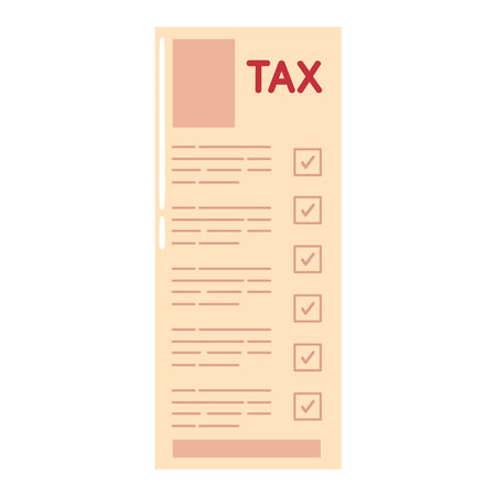 tax day documentのイラスト素材