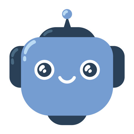 robot face techのイラスト素材