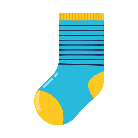 down syndrome day sockのイラスト素材