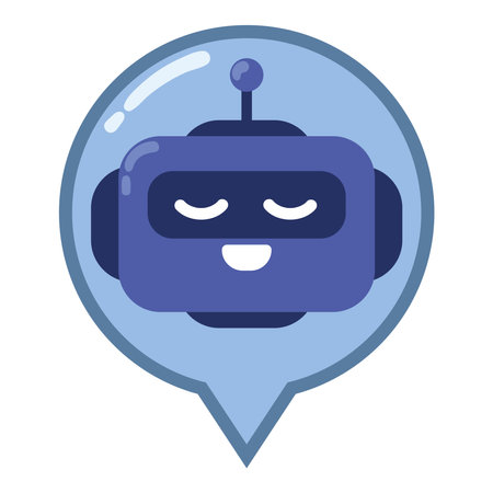 chatbot online assistantのイラスト素材