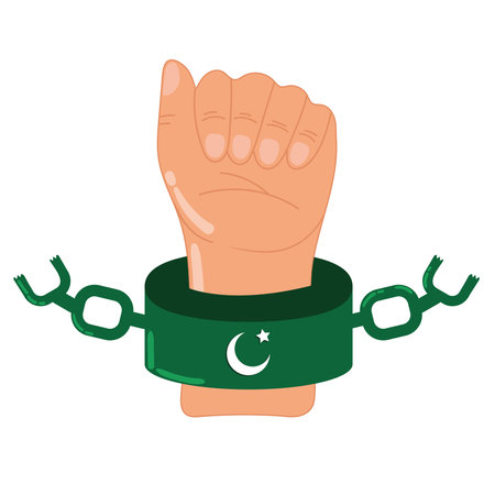 pakistan day independenceのイラスト素材
