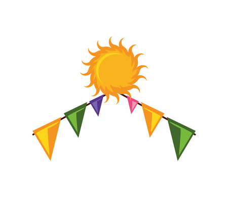 baisakhi indian partyのイラスト素材