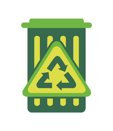eco label recyclingのイラスト素材
