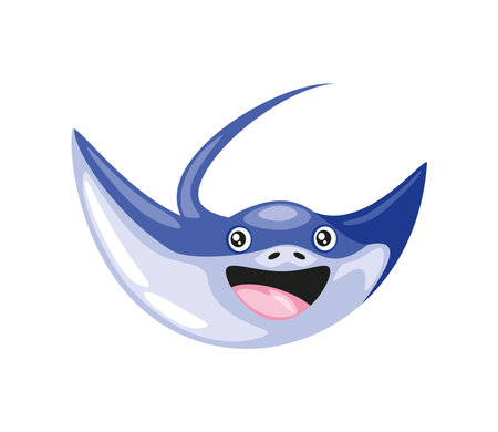 stingray animal illustrationのイラスト素材