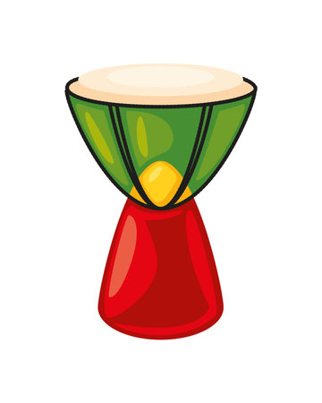 reggae african drumのイラスト素材
