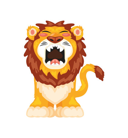 lion wildlife designのイラスト素材
