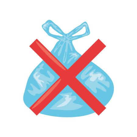 free plastic bagのイラスト素材