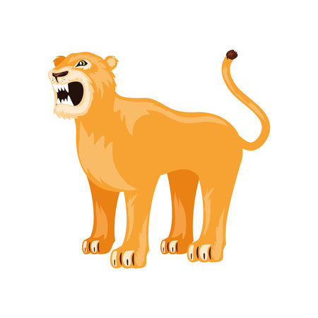 lion female felineのイラスト素材