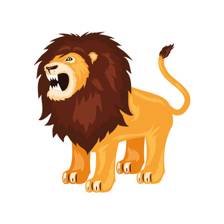 lion wildlife designのイラスト素材