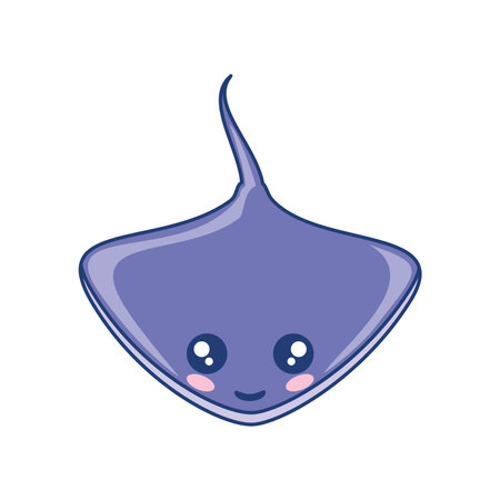 stingray marine animalのイラスト素材
