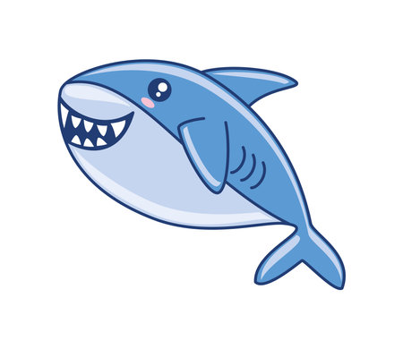 shark sea lifeのイラスト素材