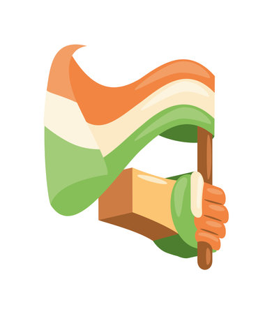 india happy independence day 15th augustのイラスト素材